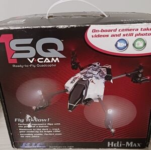 Heli-Max Quadcopter Ready To Fly 1SQ V-Cam 2.4GHz HMXE0836 Open Box